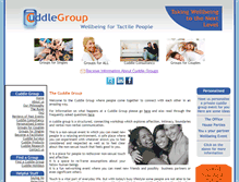 Tablet Screenshot of cuddlegroup.com